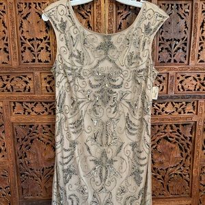 Adrianna Papell Beaded Cocktail Dress